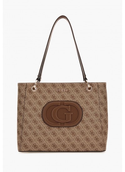Γυναικεία Πορτοφόλια Emilee.Zip Μαύρο ECOleather Guess