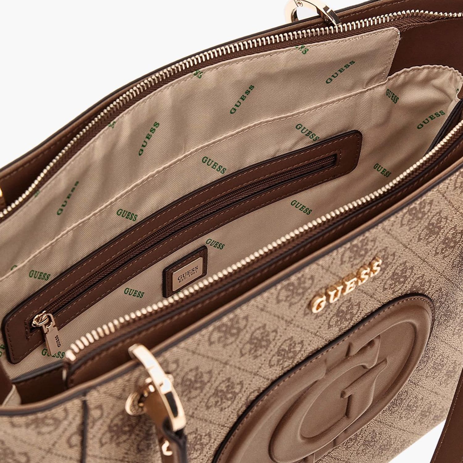 Γυναικείες Τσάντες Mietta.Noel Μπεζ ECOleather Guess Γυναικείες Τσάντες Mietta.Noel Μπεζ ECOleather Guess