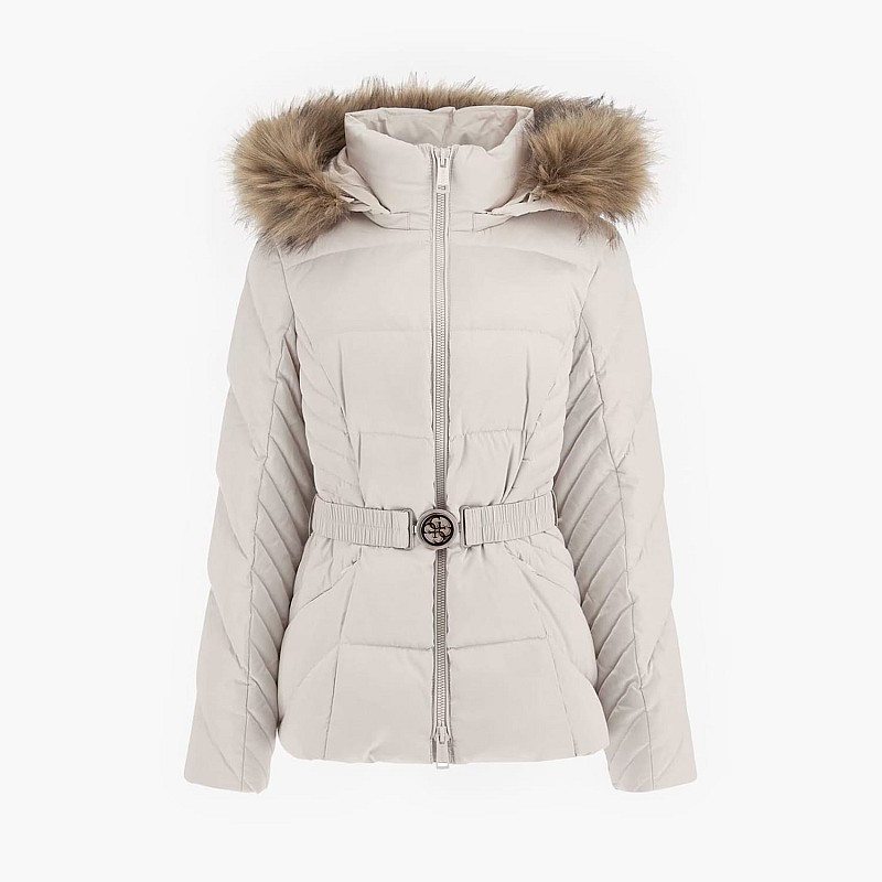 Women Coats - Jackets New.Olga Beige Polyester Guess