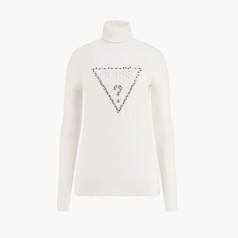Women T-Shirts - Tops Piper.Triangle Beige Viscose Guess