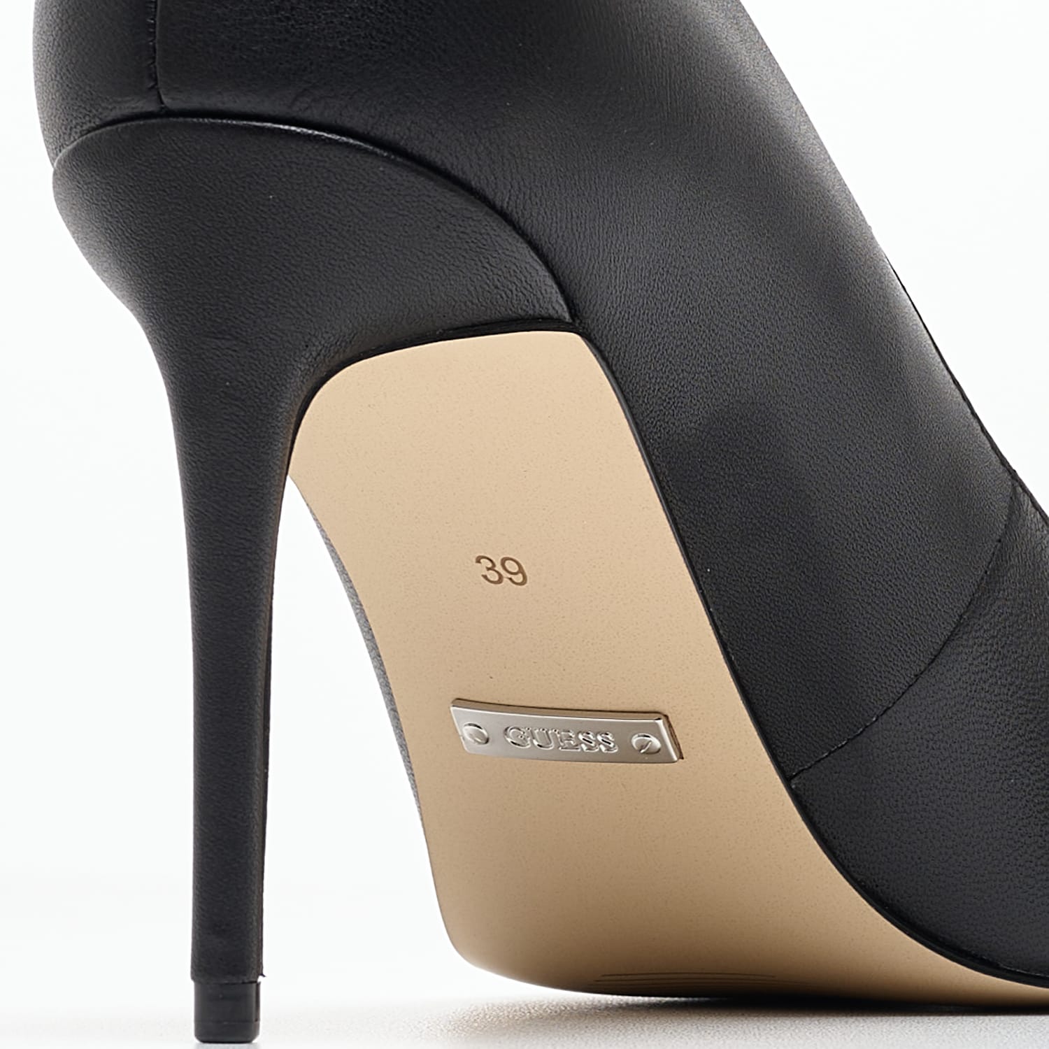 Γυναικείες Γόβες & Peeptoes Ψηλές Rica7 Μαύρο Δέρμα Guess Γυναικείες Γόβες & Peeptoes Ψηλές Rica7 Μαύρο Δέρμα Guess