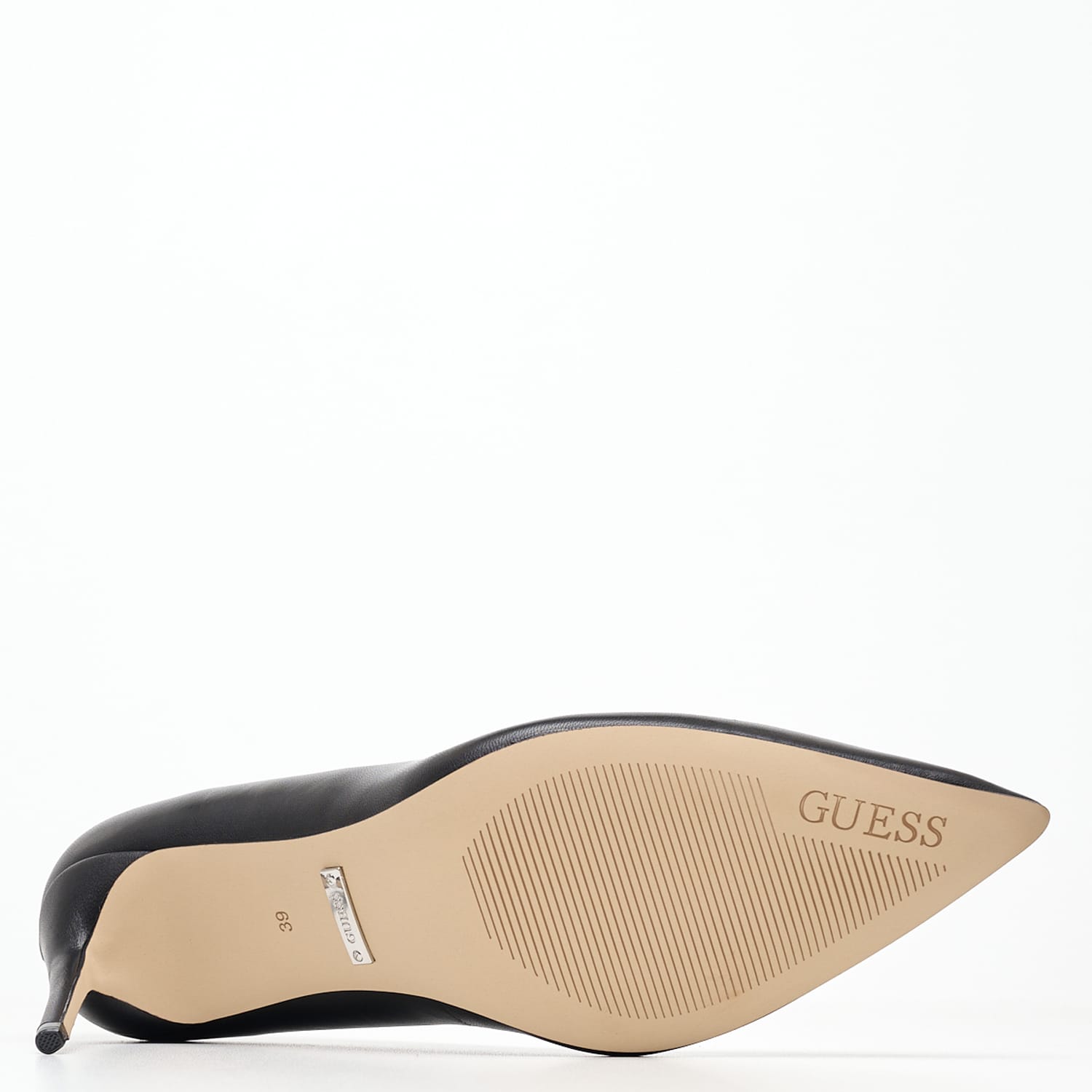 Γυναικείες Γόβες & Peeptoes Ψηλές Rica7 Μαύρο Δέρμα Guess Γυναικείες Γόβες & Peeptoes Ψηλές Rica7 Μαύρο Δέρμα Guess