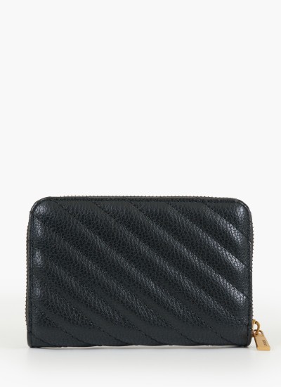 Γυναικεία Πορτοφόλια Emilee.Zip Μαύρο ECOleather Guess