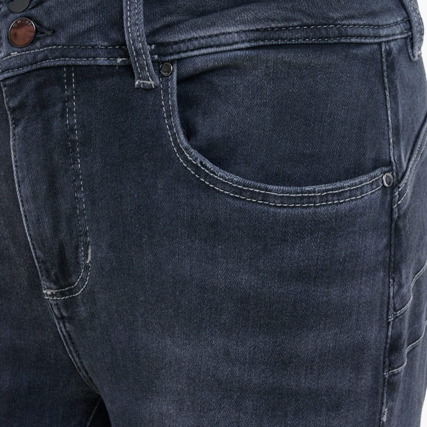 Women Trousers Shape.Power Black Cotton Guess Women Trousers Shape.Power Black Cotton Guess