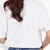 Women T-Shirts - Tops Shiny.Triangle White Cotton Guess Women T-Shirts - Tops Shiny.Triangle White Cotton Guess