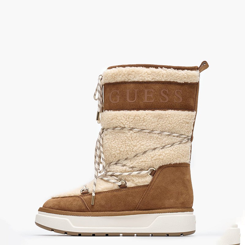 Women Boots Undela2 Tabba Buckskin-Fabric Guess