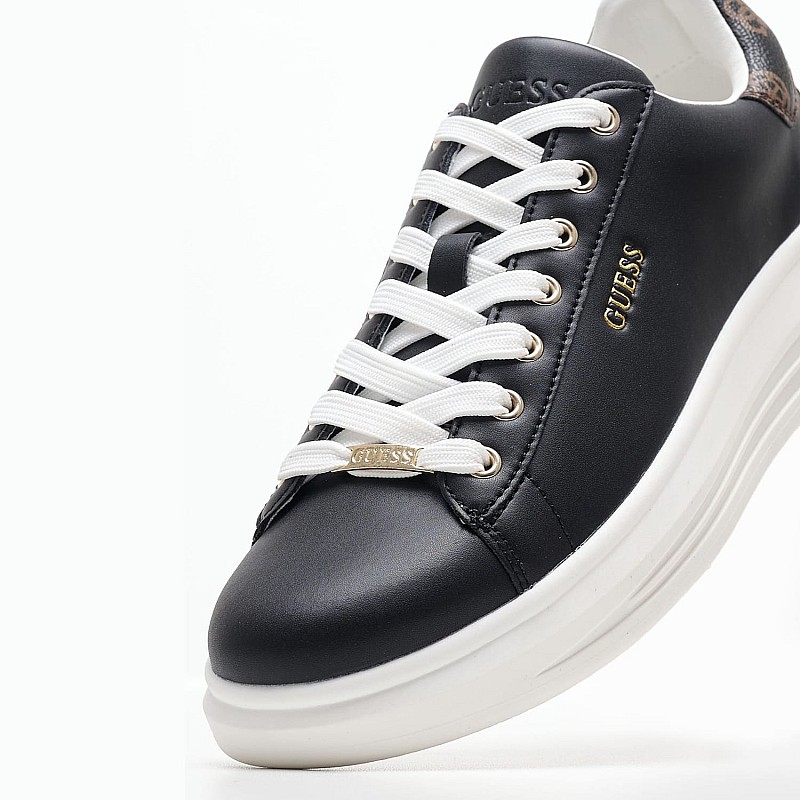 Women Casual Shoes Vibo.24W Black Leather Guess
