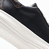 Γυναικεία Παπούτσια Casual Vibo.24W Μαύρο Δέρμα Guess Γυναικεία Παπούτσια Casual Vibo.24W Μαύρο Δέρμα Guess