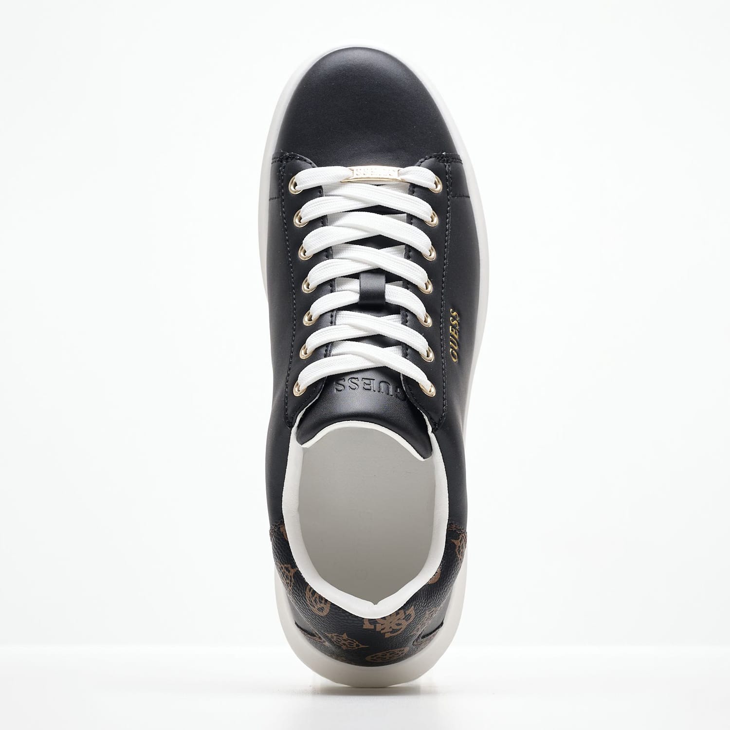 Γυναικεία Παπούτσια Casual Vibo.24W Μαύρο Δέρμα Guess Γυναικεία Παπούτσια Casual Vibo.24W Μαύρο Δέρμα Guess