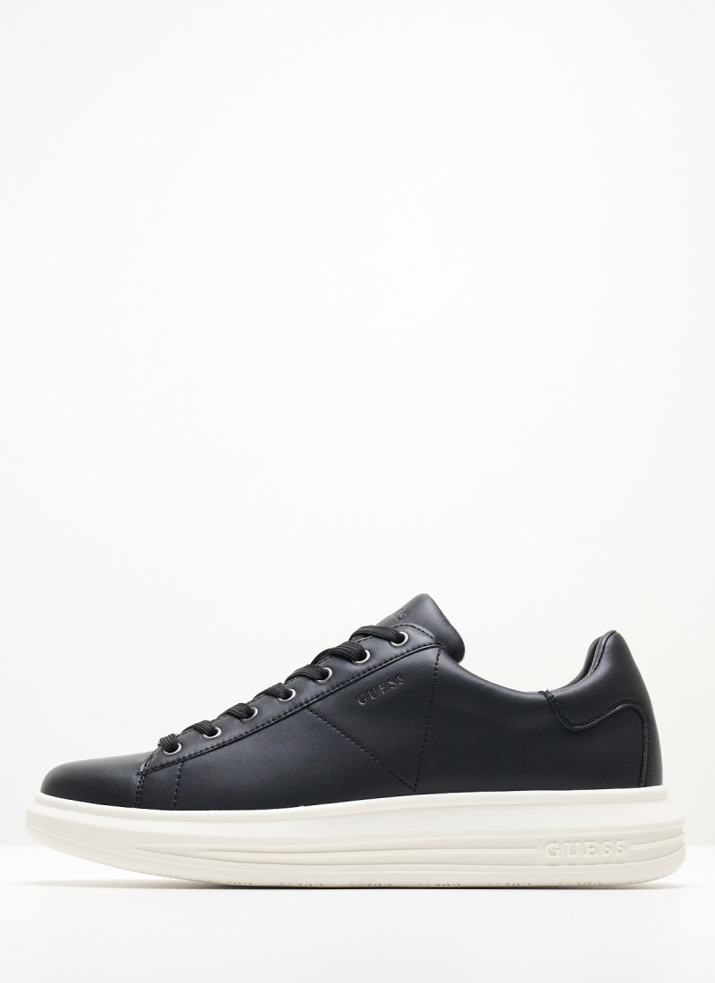 Men Casual Shoes Vibo.24 Black Leather mortoglou.gr eshop