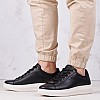 Ανδρικά Παπούτσια Casual Vibo.24 Μαύρο Δέρμα Guess Ανδρικά Παπούτσια Casual Vibo.24 Μαύρο Δέρμα Guess