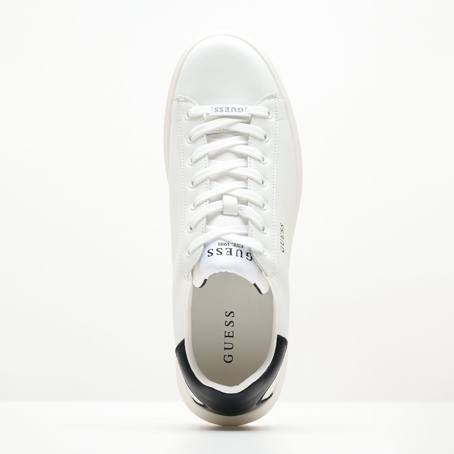 Men Casual Shoes Vibo.Wbk White Leather Guess Men Casual Shoes Vibo.Wbk White Leather Guess