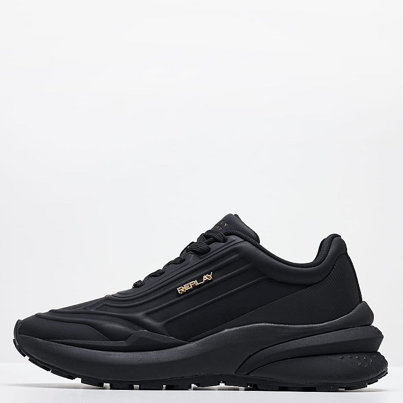 Γυναικεία Παπούτσια Casual Athena.Deep Μαύρο ECOleather Replay