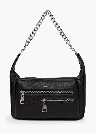 Γυναικείες Τσάντες FW3632 Μαύρο ECOleather Replay