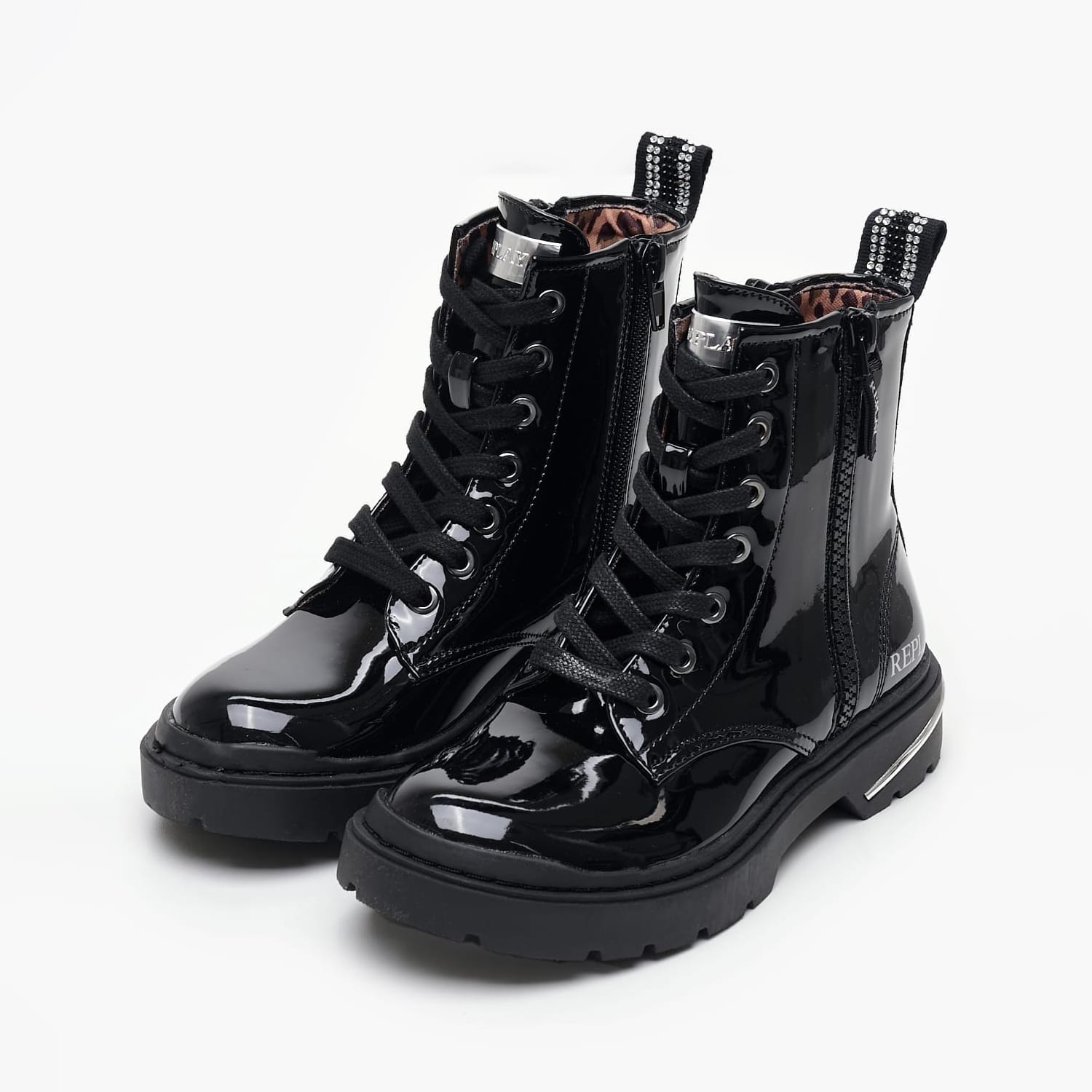 Παιδικά Μποτάκια Joplin12A Μαύρο ECOleather Replay Παιδικά Μποτάκια Joplin12A Μαύρο ECOleather Replay