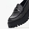 Γυναικεία Μοκασίνια Numb.Studded Μαύρο ECOleather Replay Γυναικεία Μοκασίνια Numb.Studded Μαύρο ECOleather Replay