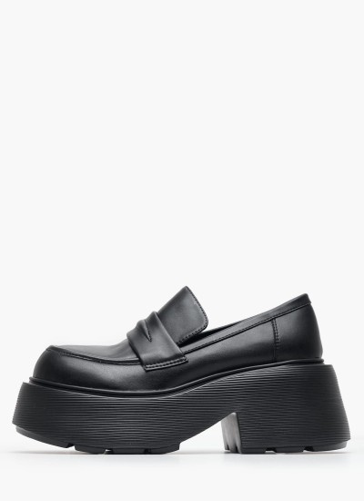 Γυναικεία Μοκασίνια 24313 Μαύρο ECOleather Tamaris