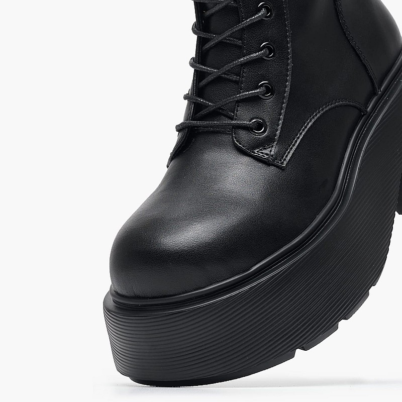 Women Boots 116001487 Black Leather Mortoglou