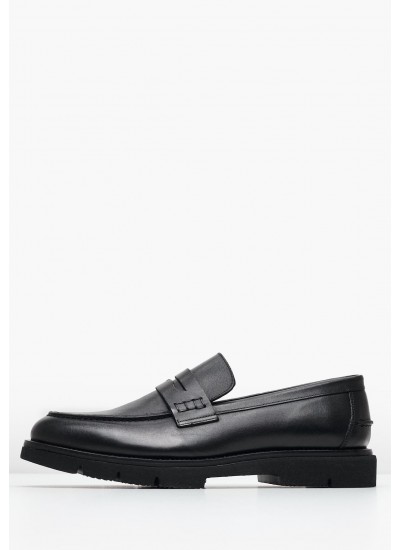Γυναικεία Πέδιλα Block.Highheel Μαύρο Δέρμα Tommy Hilfiger