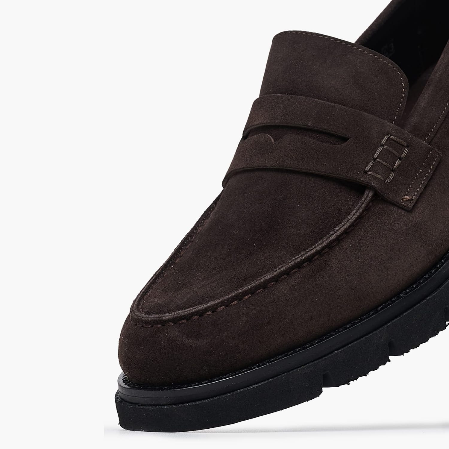 Men Moccasins 50403 Brown Buckskin Vice