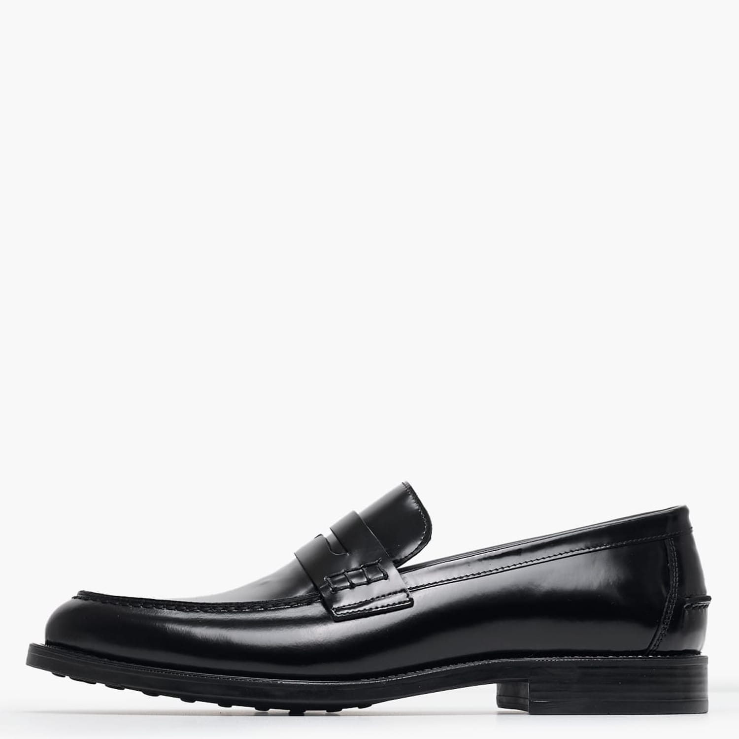 Men Moccasins 50404 Black Leather Vice