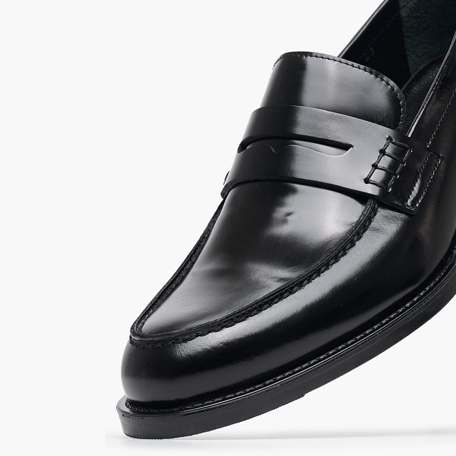 Men Moccasins 50404 Black Leather Vice