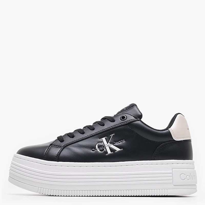 Γυναικεία Παπούτσια Casual Bold.Flat.Low Μαύρο Δέρμα Calvin Klein