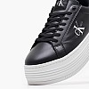Γυναικεία Παπούτσια Casual Bold.Flat.Low Μαύρο Δέρμα Calvin Klein Casual - Sneakers Calvin Klein Bold.Flat.Low-Black