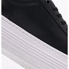 Γυναικεία Παπούτσια Casual Bold.Flat.Low Μαύρο Δέρμα Calvin Klein Casual - Sneakers Calvin Klein Bold.Flat.Low-Black