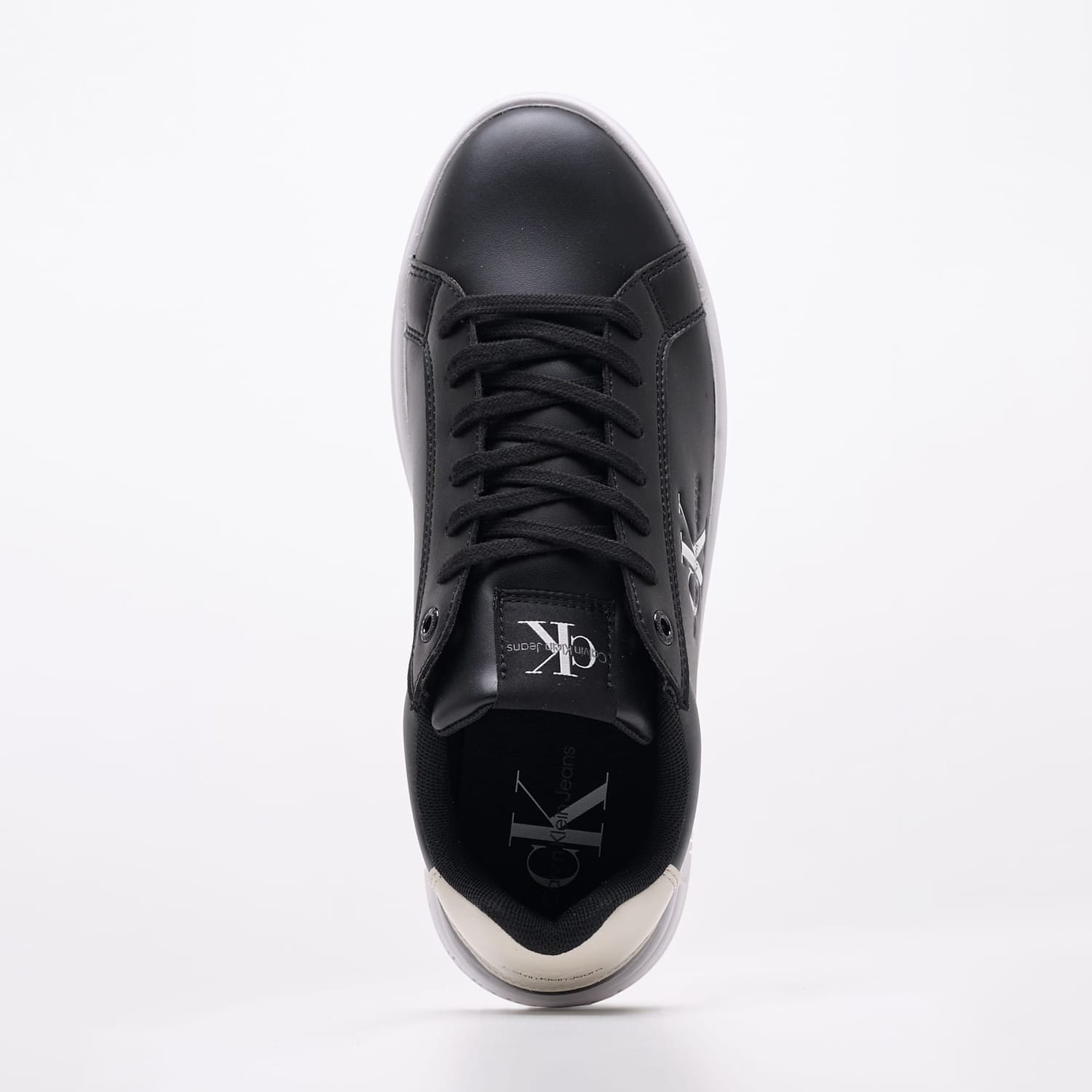 Γυναικεία Παπούτσια Casual Bold.Flat.Low Μαύρο Δέρμα Calvin Klein Casual - Sneakers Calvin Klein Bold.Flat.Low-Black