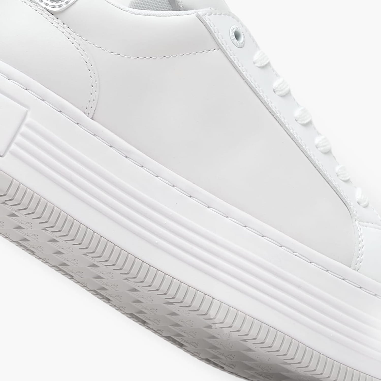 Γυναικεία Παπούτσια Casual Bold.Flat.Low Άσπρο Δέρμα Calvin Klein Γυναικεία Παπούτσια Casual Bold.Flat.Low Άσπρο Δέρμα Calvin Klein