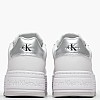 Γυναικεία Παπούτσια Casual Bold.Flat.Low Άσπρο Δέρμα Calvin Klein Γυναικεία Παπούτσια Casual Bold.Flat.Low Άσπρο Δέρμα Calvin Klein