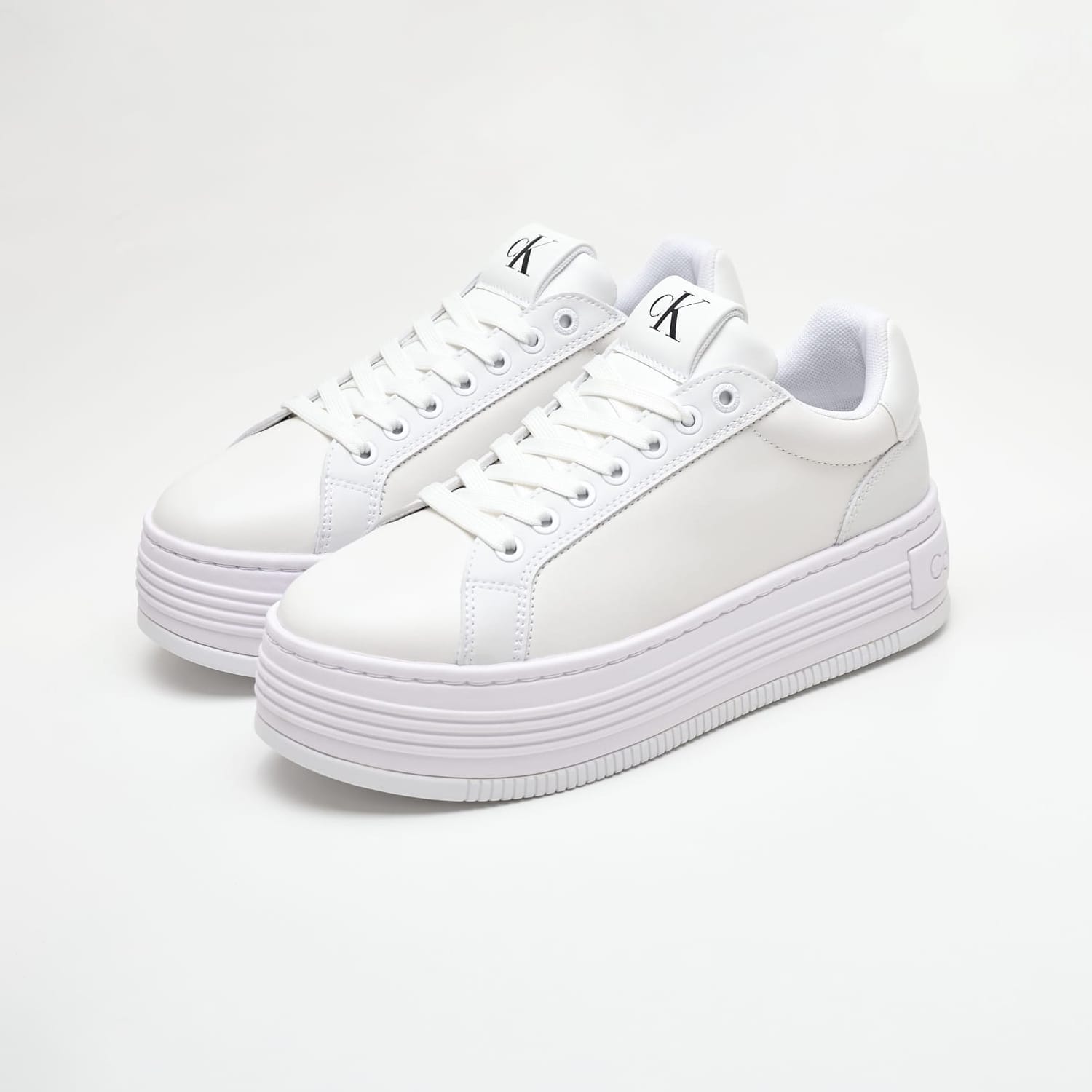 Γυναικεία Παπούτσια Casual Bold.Mg Άσπρο Δέρμα Calvin Klein Γυναικεία Παπούτσια Casual Bold.Mg Άσπρο Δέρμα Calvin Klein