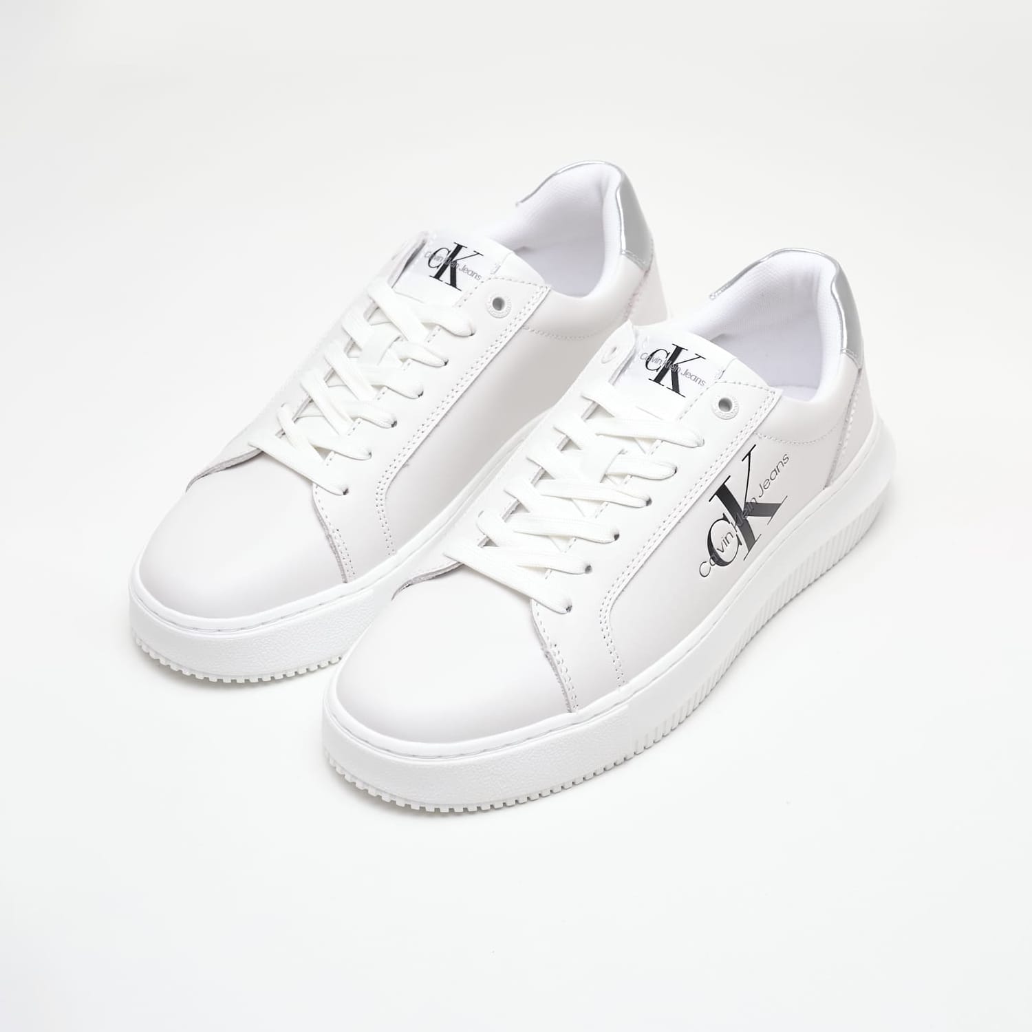 Γυναικεία Παπούτσια Casual Chunky.Cupsole.Ml Άσπρο Δέρμα Calvin Klein Γυναικεία Παπούτσια Casual Chunky.Cupsole.Ml Άσπρο Δέρμα Calvin Klein