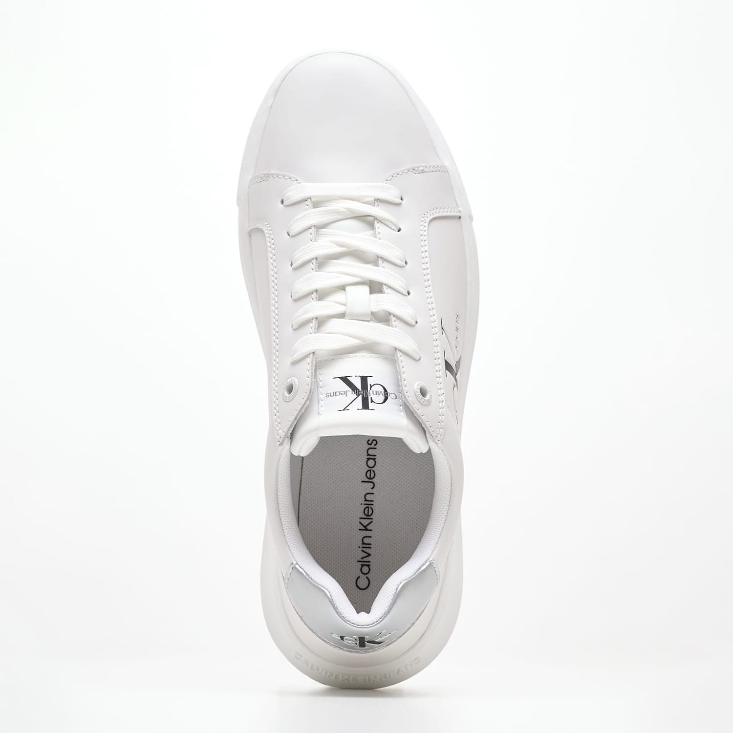 Γυναικεία Παπούτσια Casual Chunky.Cupsole.Ml Άσπρο Δέρμα Calvin Klein Γυναικεία Παπούτσια Casual Chunky.Cupsole.Ml Άσπρο Δέρμα Calvin Klein