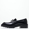 Women Moccasins Combat.Loafer Black Leather Calvin Klein Women Moccasins Combat.Loafer Black Leather Calvin Klein