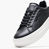 Γυναικεία Παπούτσια Casual Cupsole.Up.B Μαύρο Δέρμα Calvin Klein Γυναικεία Παπούτσια Casual Cupsole.Up.B Μαύρο Δέρμα Calvin Klein