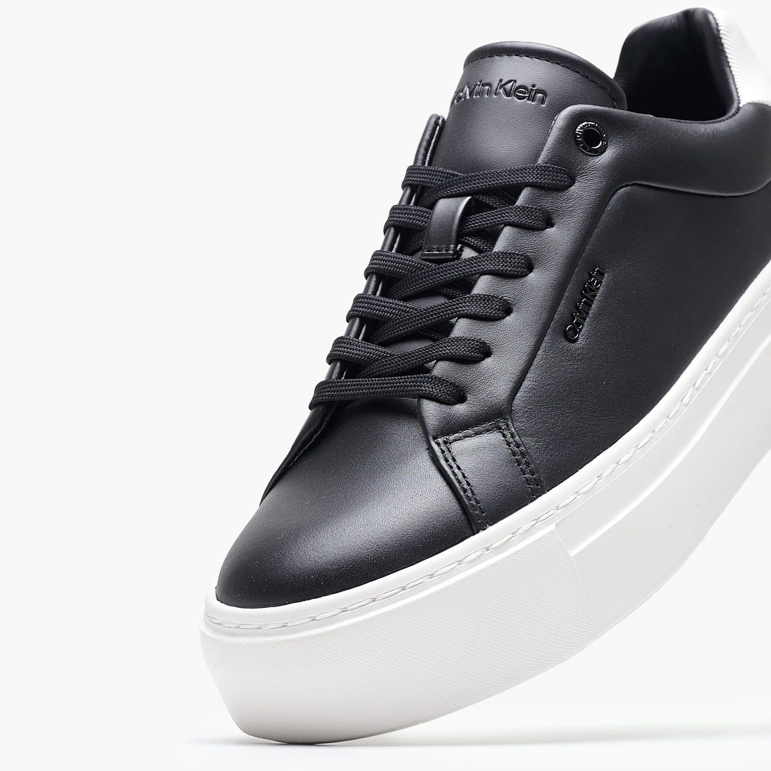 Γυναικεία Παπούτσια Casual Cupsole.Up.B Μαύρο Δέρμα Calvin Klein
