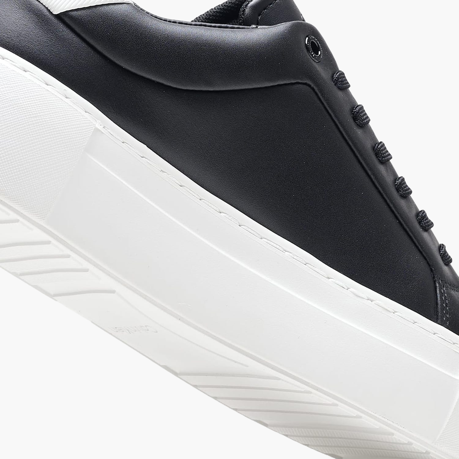 Γυναικεία Παπούτσια Casual Cupsole.Up.B Μαύρο Δέρμα Calvin Klein Γυναικεία Παπούτσια Casual Cupsole.Up.B Μαύρο Δέρμα Calvin Klein