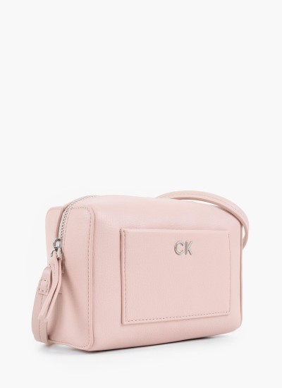 Γυναικείες Τσάντες Daily.Camera Nude ECOleather Calvin Klein