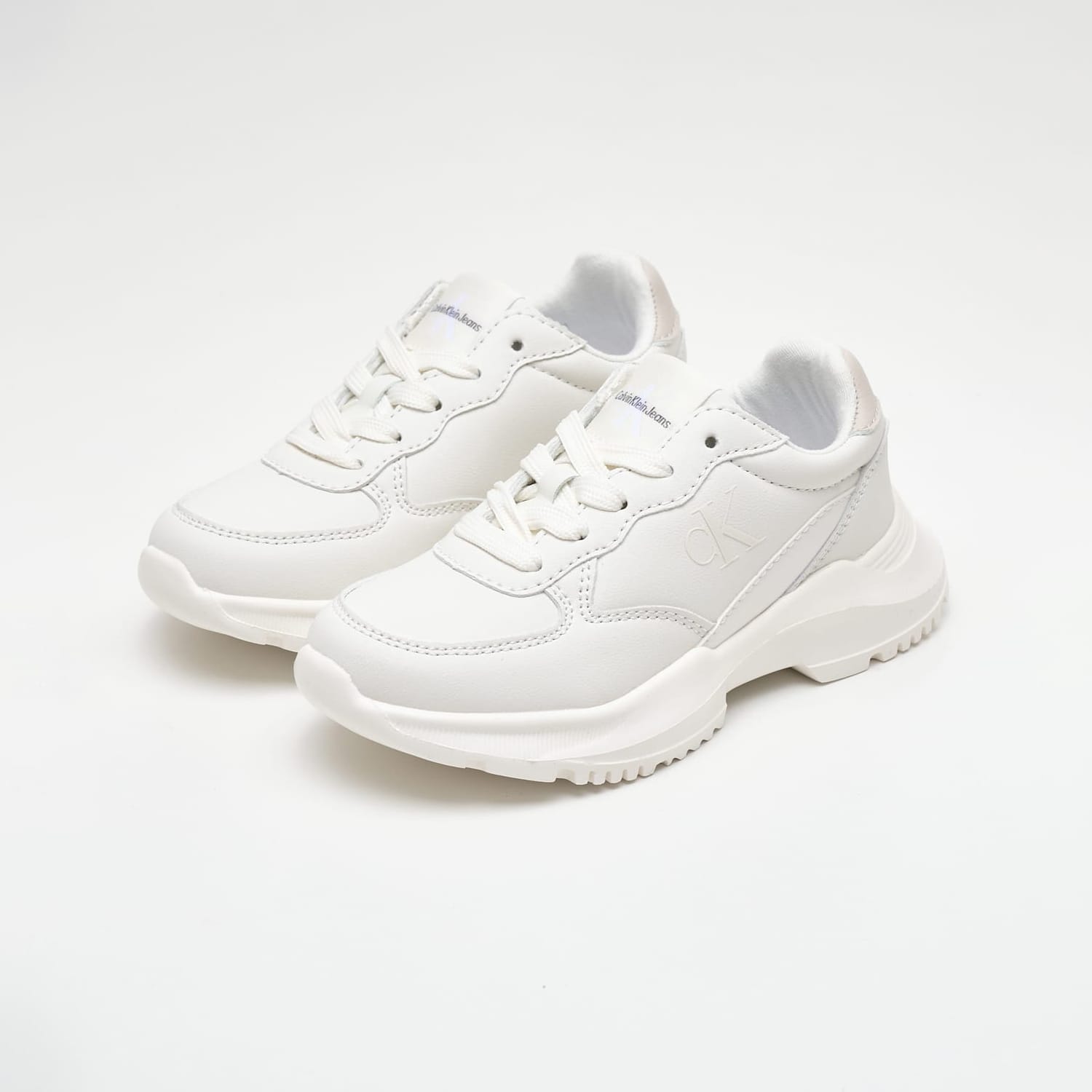 Παιδικά Παπούτσια Casual G.Laceup Άσπρο ECOleather Calvin Klein Παιδικά Παπούτσια Casual G.Laceup Άσπρο ECOleather Calvin Klein