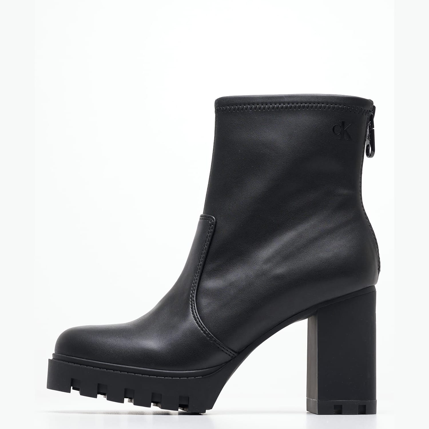 Γυναικεία Μποτάκια Heel.Zip Μαύρο ECOleather Calvin Klein