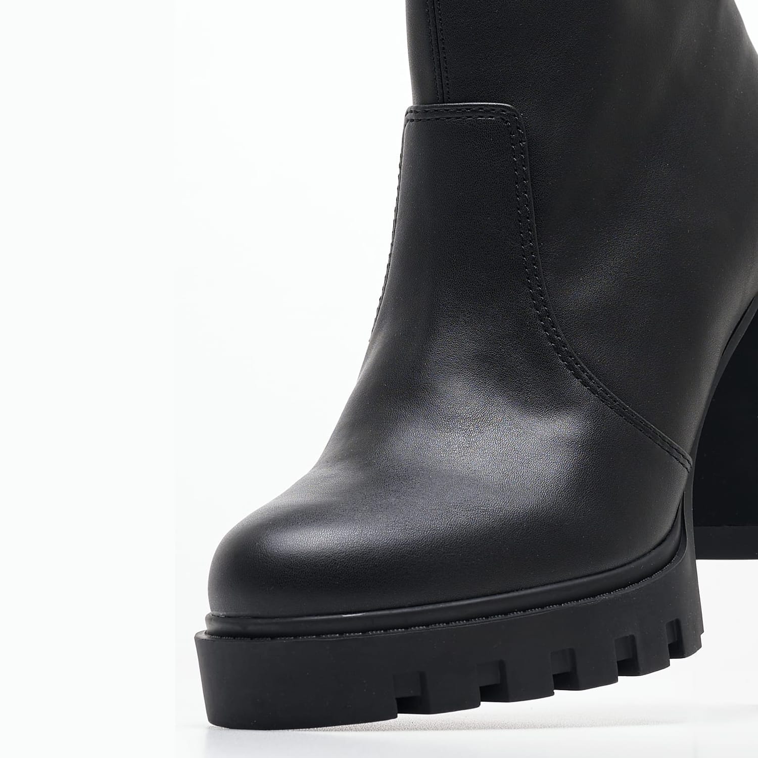 Γυναικεία Μποτάκια Heel.Zip Μαύρο ECOleather Calvin Klein