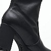 Women Boots Heel.Zip Black ECOleather Calvin Klein Women Boots Heel.Zip Black ECOleather Calvin Klein