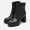 Women Boots Heel.Zip Black ECOleather Calvin Klein Women Boots Heel.Zip Black ECOleather Calvin Klein