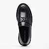 Women Moccasins Loafer.Hw Black Leather Calvin Klein Women Moccasins Loafer.Hw Black Leather Calvin Klein