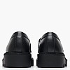 Women Moccasins Loafer.Hw Black Leather Calvin Klein Women Moccasins Loafer.Hw Black Leather Calvin Klein