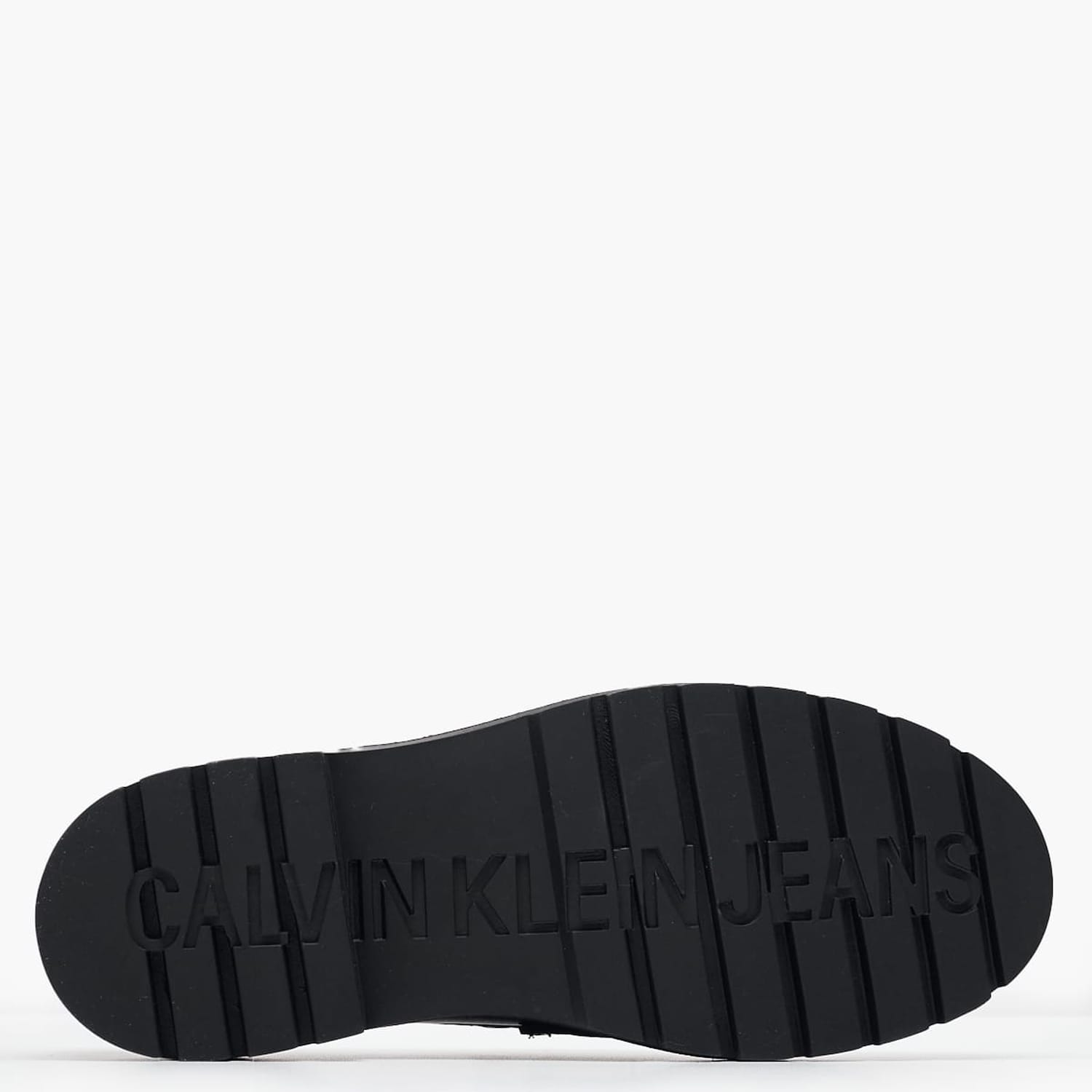 Women Moccasins Loafer.Hw Black Leather Calvin Klein Women Moccasins Loafer.Hw Black Leather Calvin Klein