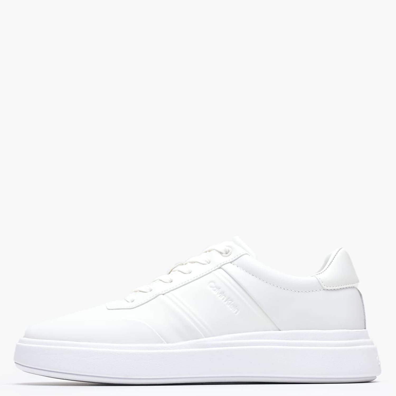 Ανδρικά Παπούτσια Casual Low.Hf Άσπρο Δέρμα Calvin Klein