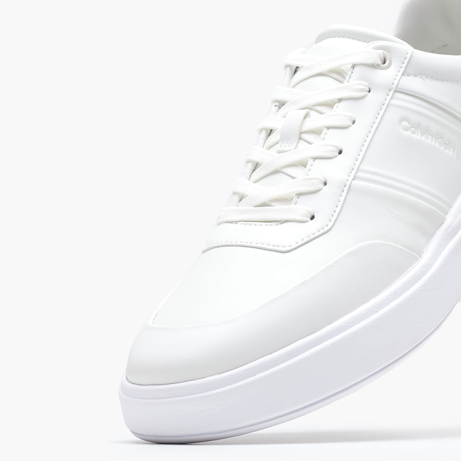 Ανδρικά Παπούτσια Casual Low.Hf Άσπρο Δέρμα Calvin Klein